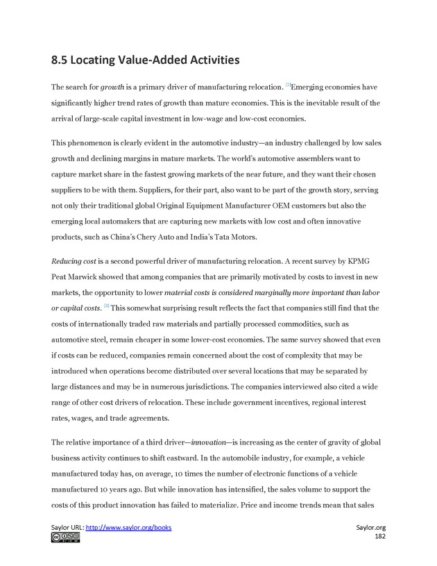 Fundamentals of Global Strategy - Page 182